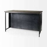 Mercana Dimitra Kitchen Island Black Metal