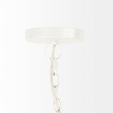 Mercana Theta Chandelier Whitewashed Wood