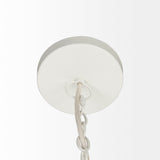 Mercana Theta Chandelier Whitewashed Wood