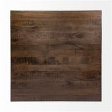 Mercana Trestman Coffee Table Brown Wood | Black Metal