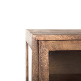 Mercana Arelius Sideboard Medium Brown Wood | Black Metal