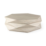 Mercana Arreto Coffee Table White Wood