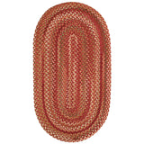 Manchester 48 Braided Rug Rosewood Red