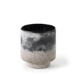 Mercana Squally Vase Black/Brown Ceramic | 6H