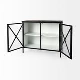 Mercana Aurelia Accent Cabinet Black Metal