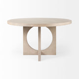 Mercana Liesl Dining Table Natural Wood