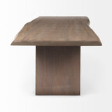 Mercana Konstantin Dining Table Medium Brown Wood