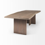 Mercana Konstantin Dining Table Medium Brown Wood