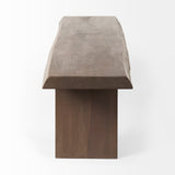 Mercana Konstantin Bench Medium Brown Wood