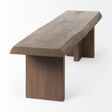 Mercana Konstantin Bench Medium Brown Wood