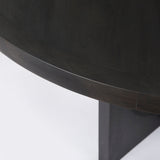 Mercana Liesl Dining Table Black Wood