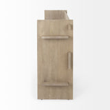 Mercana Aida Console Table Light Gray Wood