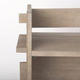 Mercana Aida Console Table Light Gray Wood