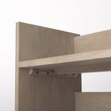 Mercana Aida Console Table Light Gray Wood