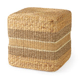 Mercana Maya Pouf Brown Seagrass | Square