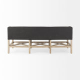 Mercana Bergen Bench Dark Gray | Wood