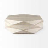 Mercana Arreto Coffee Table White Wood