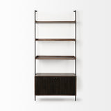 Mercana Grace Shelving Unit Brown Wood