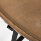 Mercana Helios Coffee Table Brown Wood | Black Metal