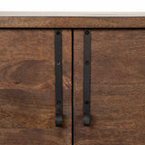 Mercana Glenn Sideboard Brown Wood | Black Metal