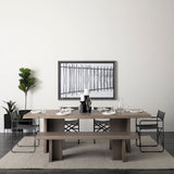 Mercana Konstantin Dining Table Medium Brown Wood