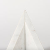 Mercana Sophia Book End White Marble | Triangle