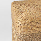 Mercana Maya Pouf Brown Seagrass | Square