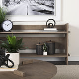 Mercana Aida Console Table Light Gray Wood