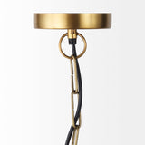 Mercana Fenton Pendant Light Black Shade | Gold Metal