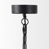 Mercana Pendra Chandelier Black Metal | Black Wood