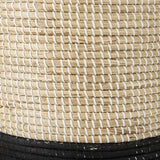 Mercana Maddie Basket Brown Seagrass | Black Bottom | Set of 3