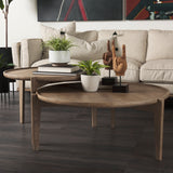 Mercana Cleaver Coffee Table Brown Wood