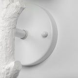 Mercana Sabinal Wall Sconce White Resin | White Shade