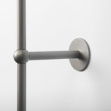 Mercana Chester Wall Sconce Gray Metal | Beige Shade