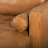 Mercana Svend Sofa Series  Tan Leather | Sectional | Right Chaise
