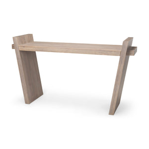 Mercana Elaine Console Table Brown Wood