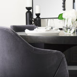 Mercana Liesl Dining Table Black Wood