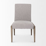 Mercana Palisades Dining Chair Gray | Brown Wood 