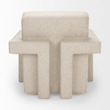 Mercana Sovereign Accent Chair Cream Fabric 