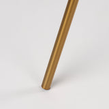 Mercana Ambrose Floor Lamp Gold Metal | Cream Shade