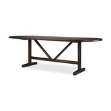 Mercana Viktor Dining Table Dark Brown Wood | 94L