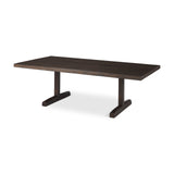 Mercana Viktor Coffee Table Dark Brown Wood | 55L