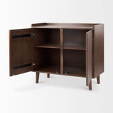 Mercana Lillie Accent Cabinet Brown Wood