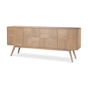 Mercana Sable Sideboard Light Brown Wood