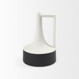 Mercana Burton White/Black Jug Vase 69649