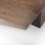 Mercana West Coffee Table Medium Brown Wood