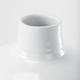 Mercana Amos Floor Vase White and Beige Ceramic | 31.9H