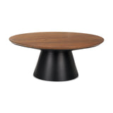 Mercana Mitchell Coffee Table Brown Wood | Black Metal