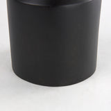 Mercana Aubrey Black Jug Vase Antique Black Metal | 14.H