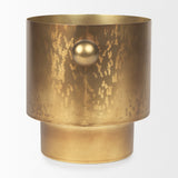 Mercana Juno Vase Antique Gold Metal | 8.5H